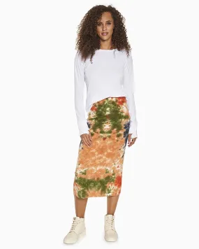 Simone Tie Dye Midi Skirt