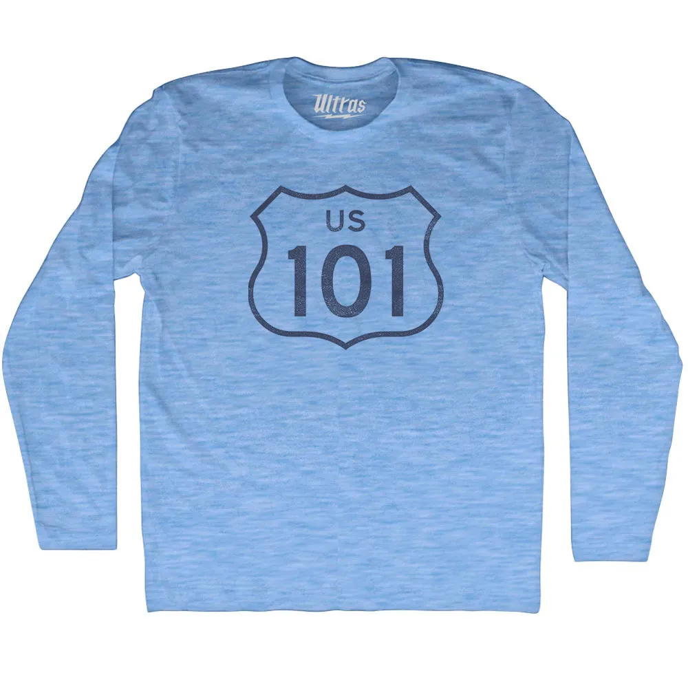 101 Road Sign Adult Tri-Blend Long Sleeve T-shirt