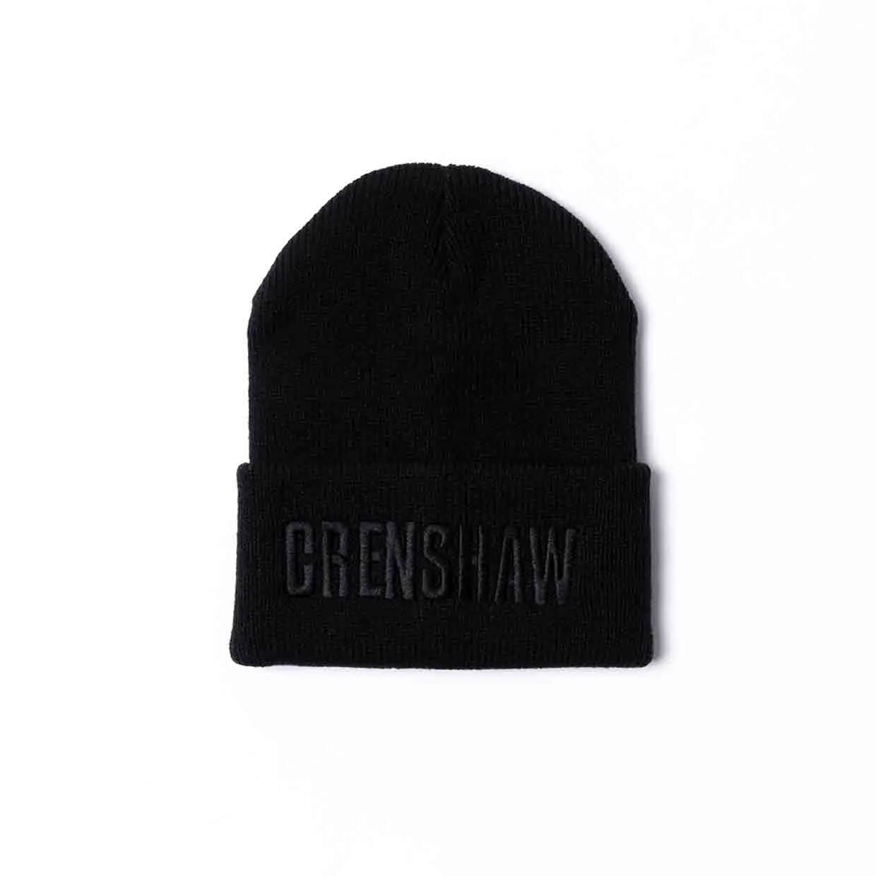 1991 Crenshaw Limited Edition Heavyweight Beanie - Black/Black