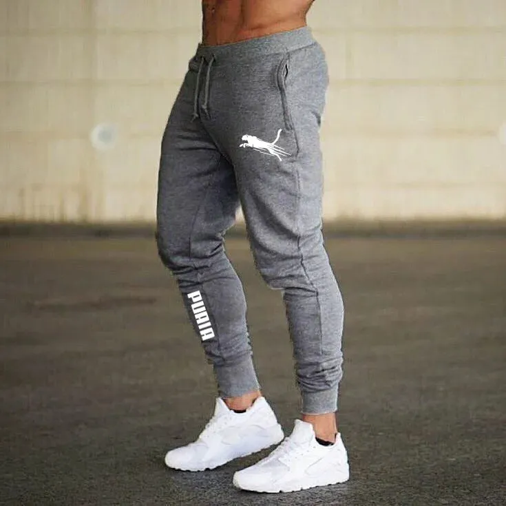 2024New Men Sweatpants Autumn Winter Print Fleece Warm Jogging Pants Male Outdoor Tracksuits Harajuku Streetwear Casual Trousers