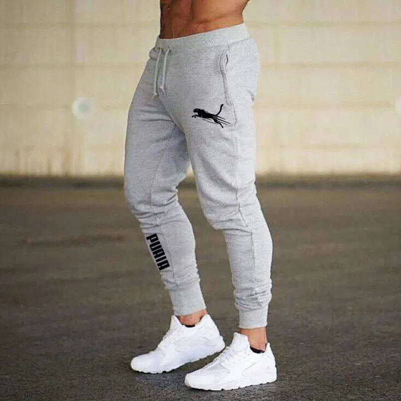 2024New Men Sweatpants Autumn Winter Print Fleece Warm Jogging Pants Male Outdoor Tracksuits Harajuku Streetwear Casual Trousers