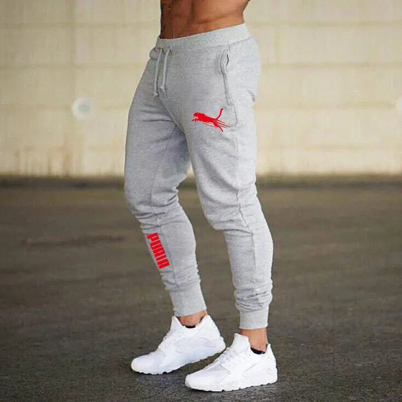 2024New Men Sweatpants Autumn Winter Print Fleece Warm Jogging Pants Male Outdoor Tracksuits Harajuku Streetwear Casual Trousers