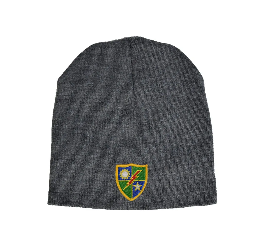 75th DUI Patch Beanie