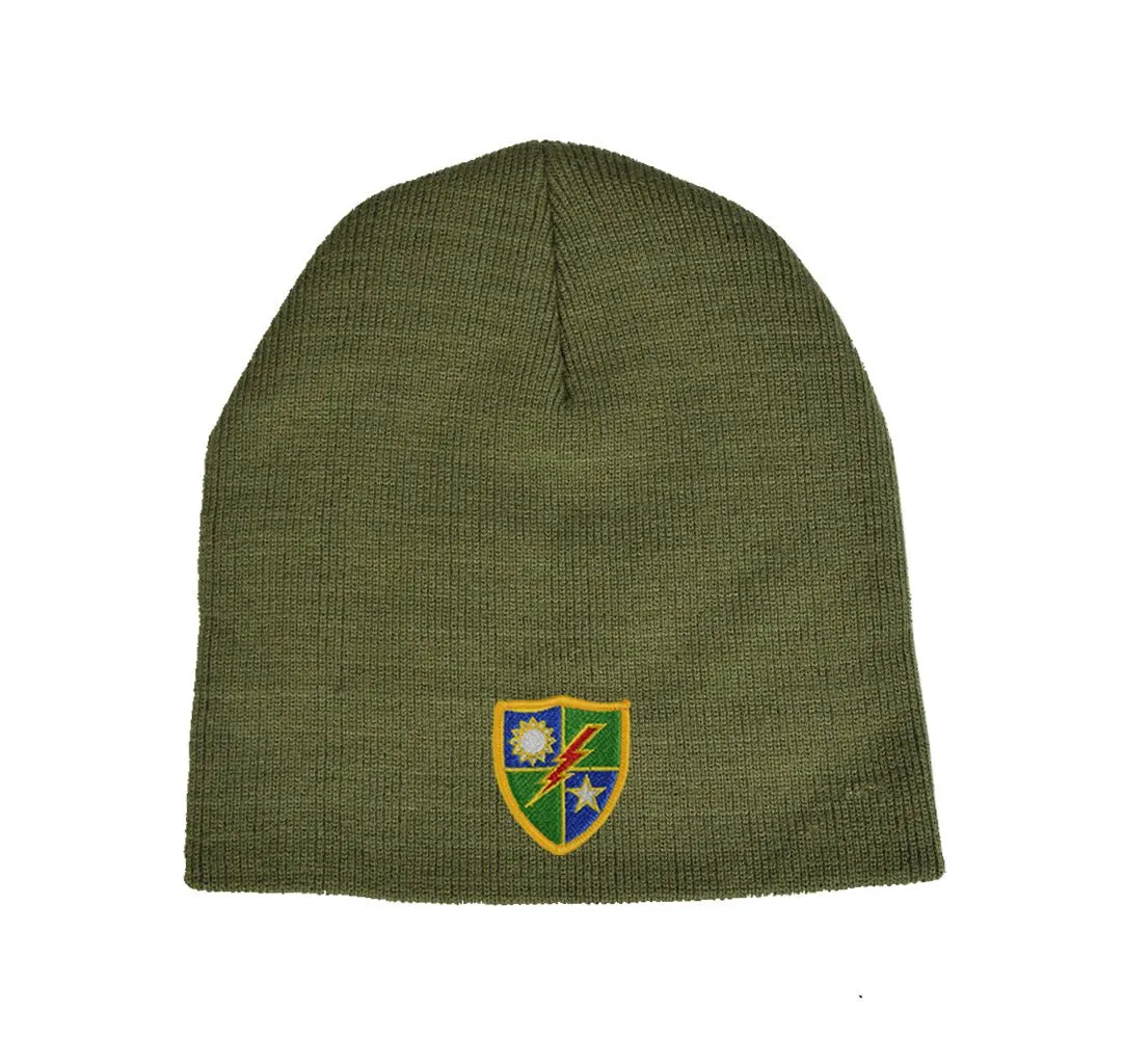 75th DUI Patch Beanie