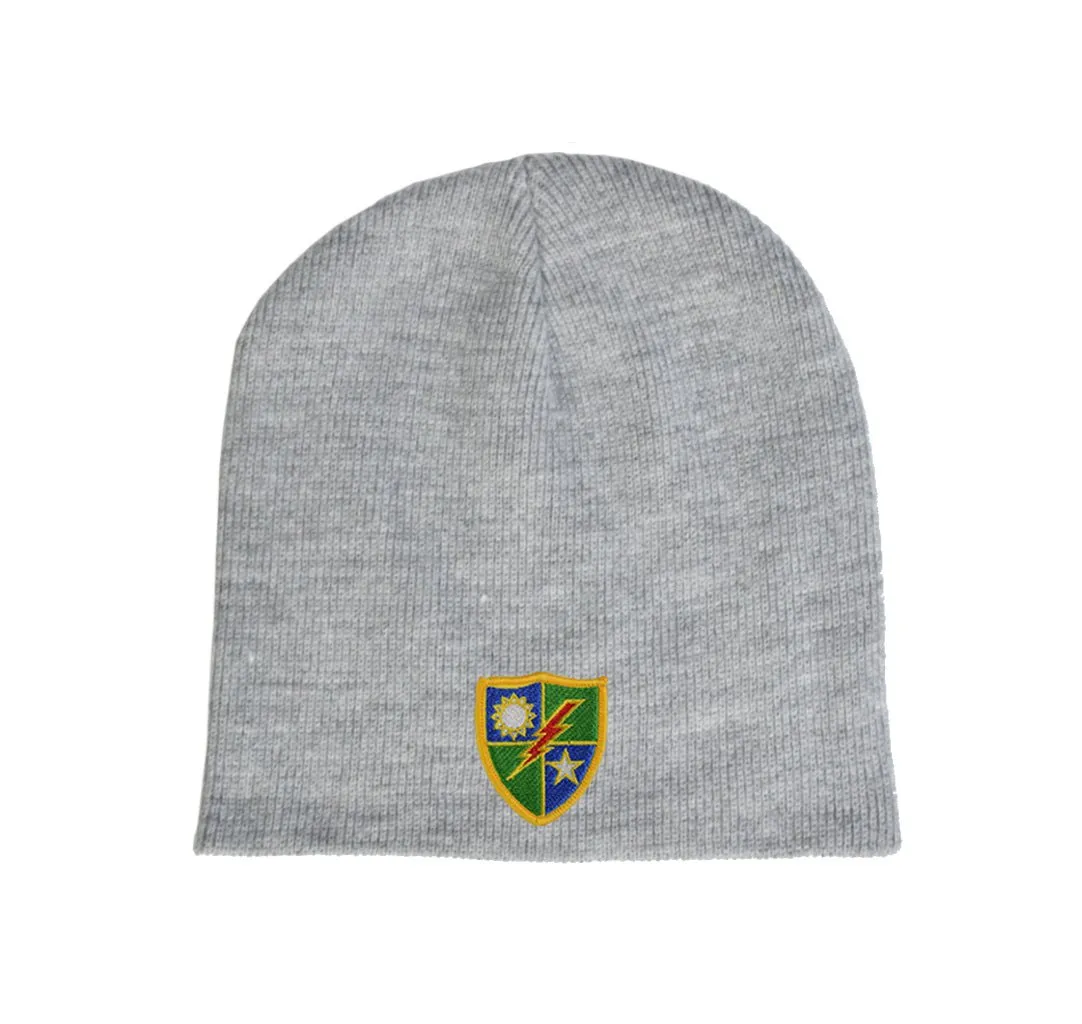 75th DUI Patch Beanie