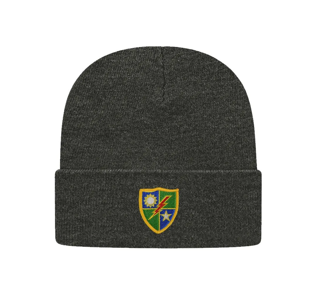 75th DUI Patch Cuff Beanie