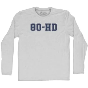 80-HD Adult Cotton Long Sleeve T-shirt