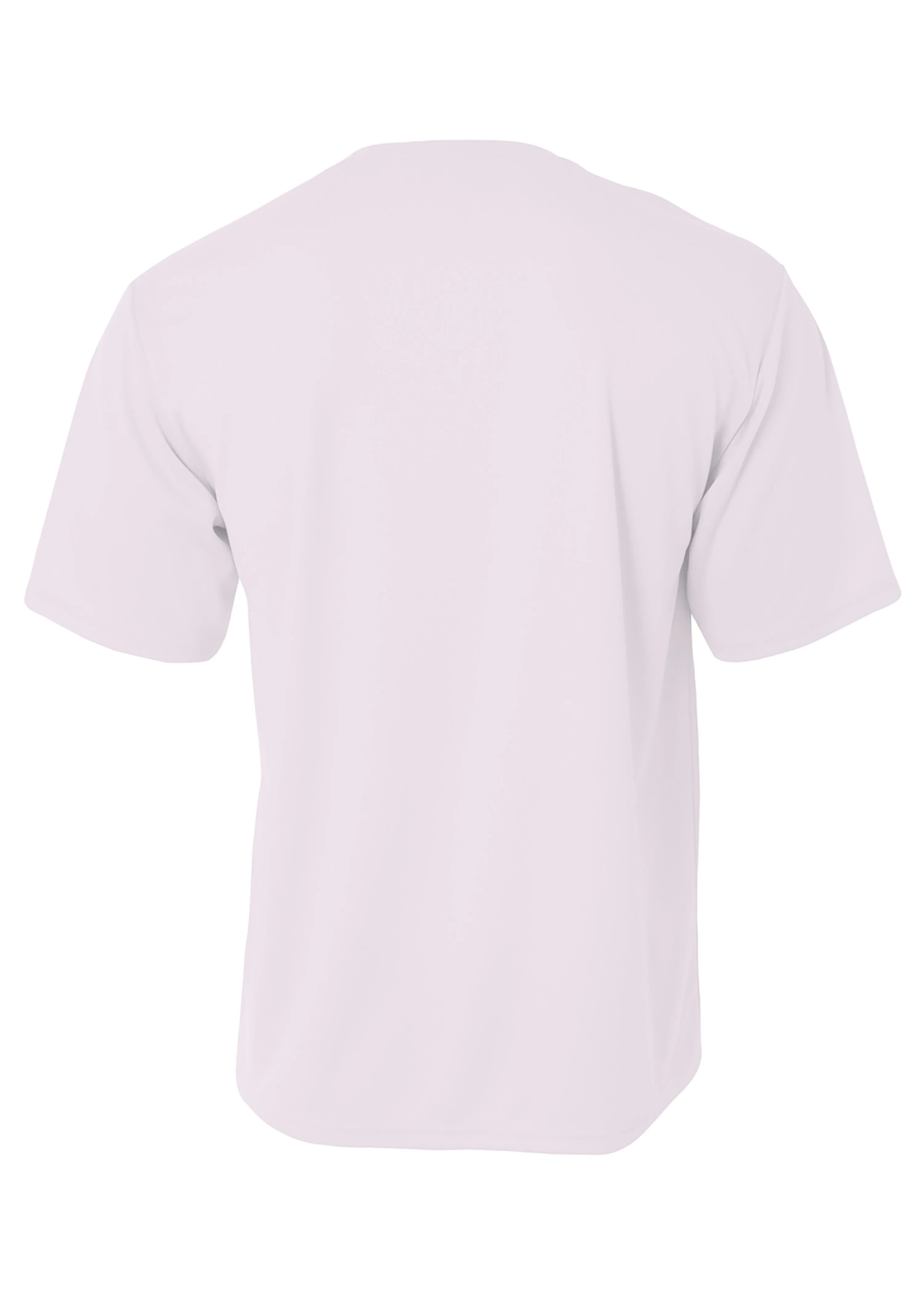 A4 Mens Short Sleeve Birds-Eye Mesh Crew