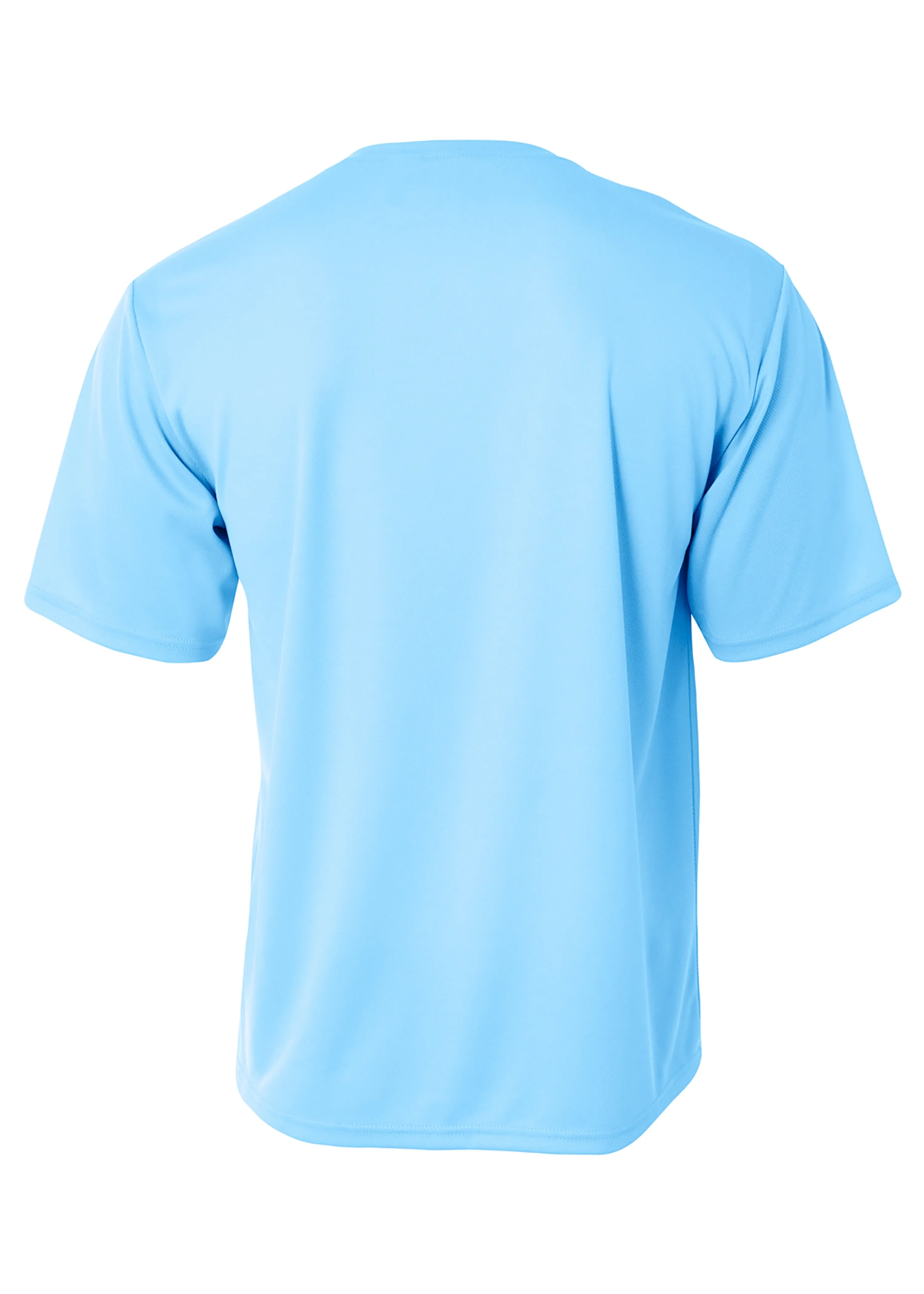 A4 Mens Short Sleeve Birds-Eye Mesh Crew