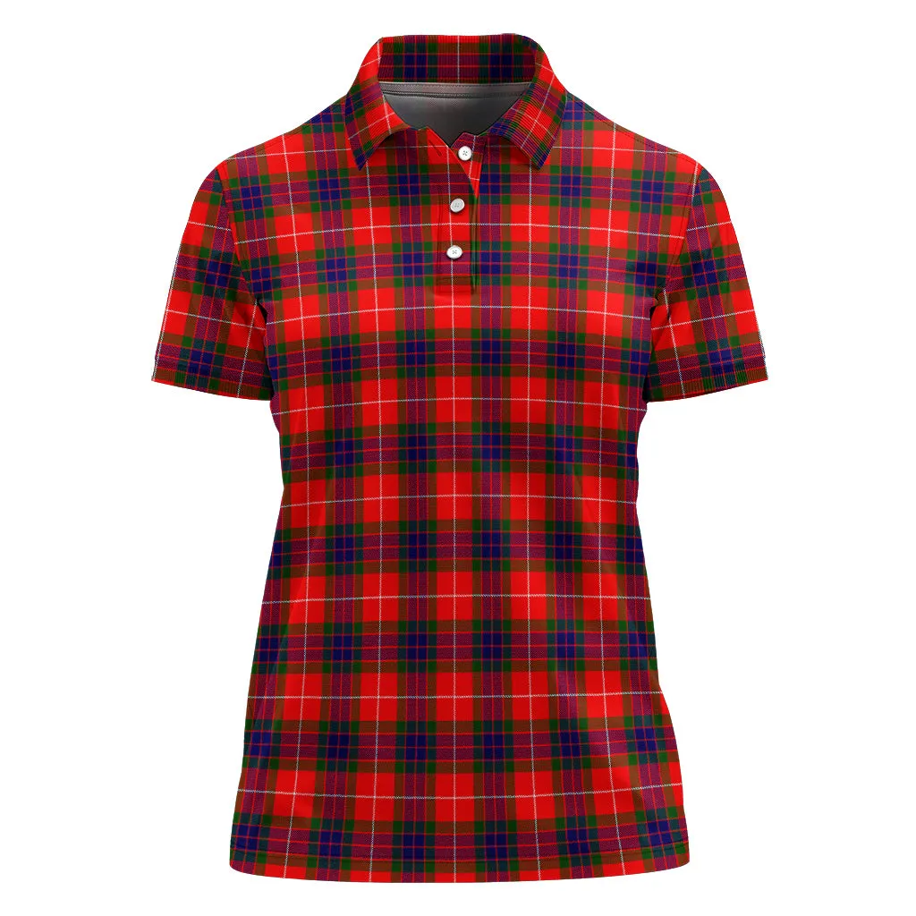 Abernethy Tartan Polo Shirt For Women