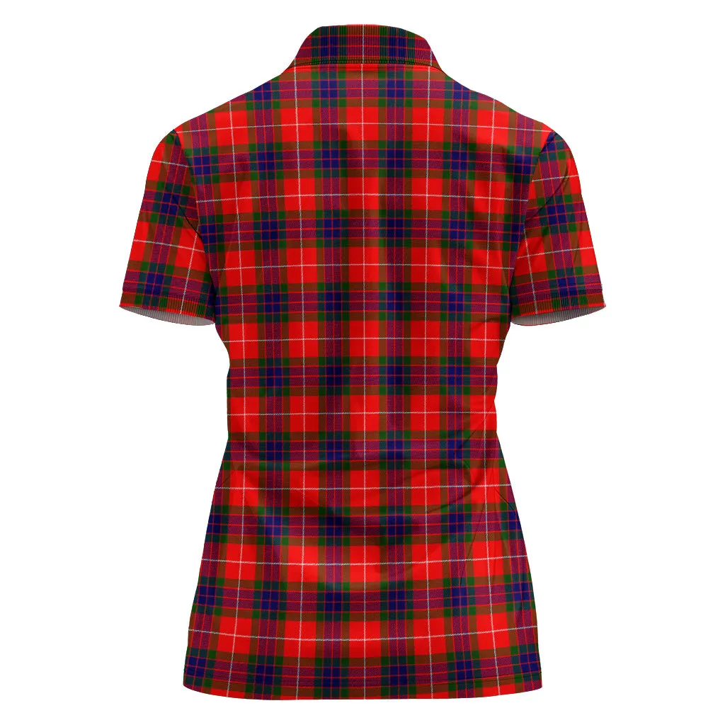 Abernethy Tartan Polo Shirt For Women