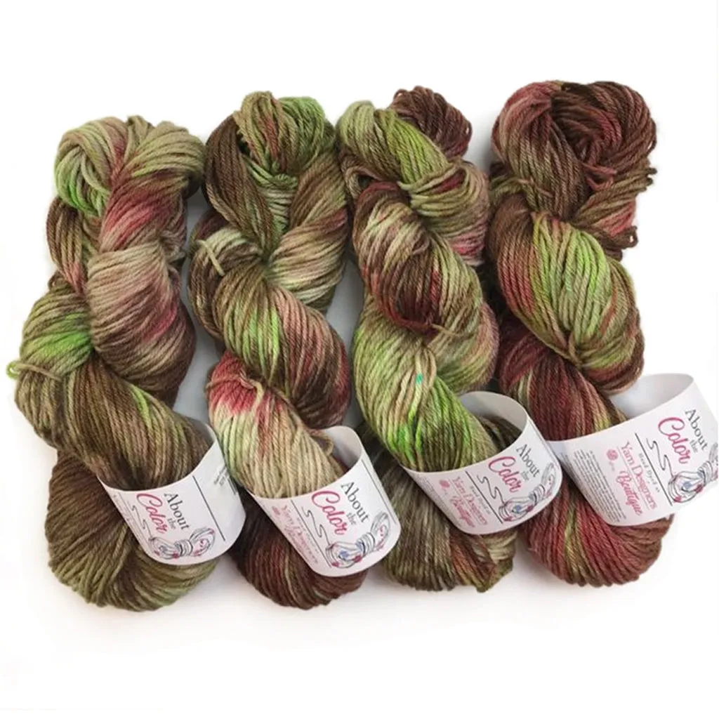 About The Color - Rain Forest, Worsted Suri Alpaca & Merino