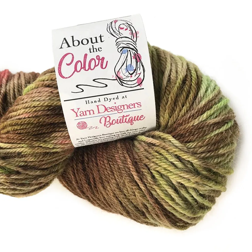 About The Color - Rain Forest, Worsted Suri Alpaca & Merino