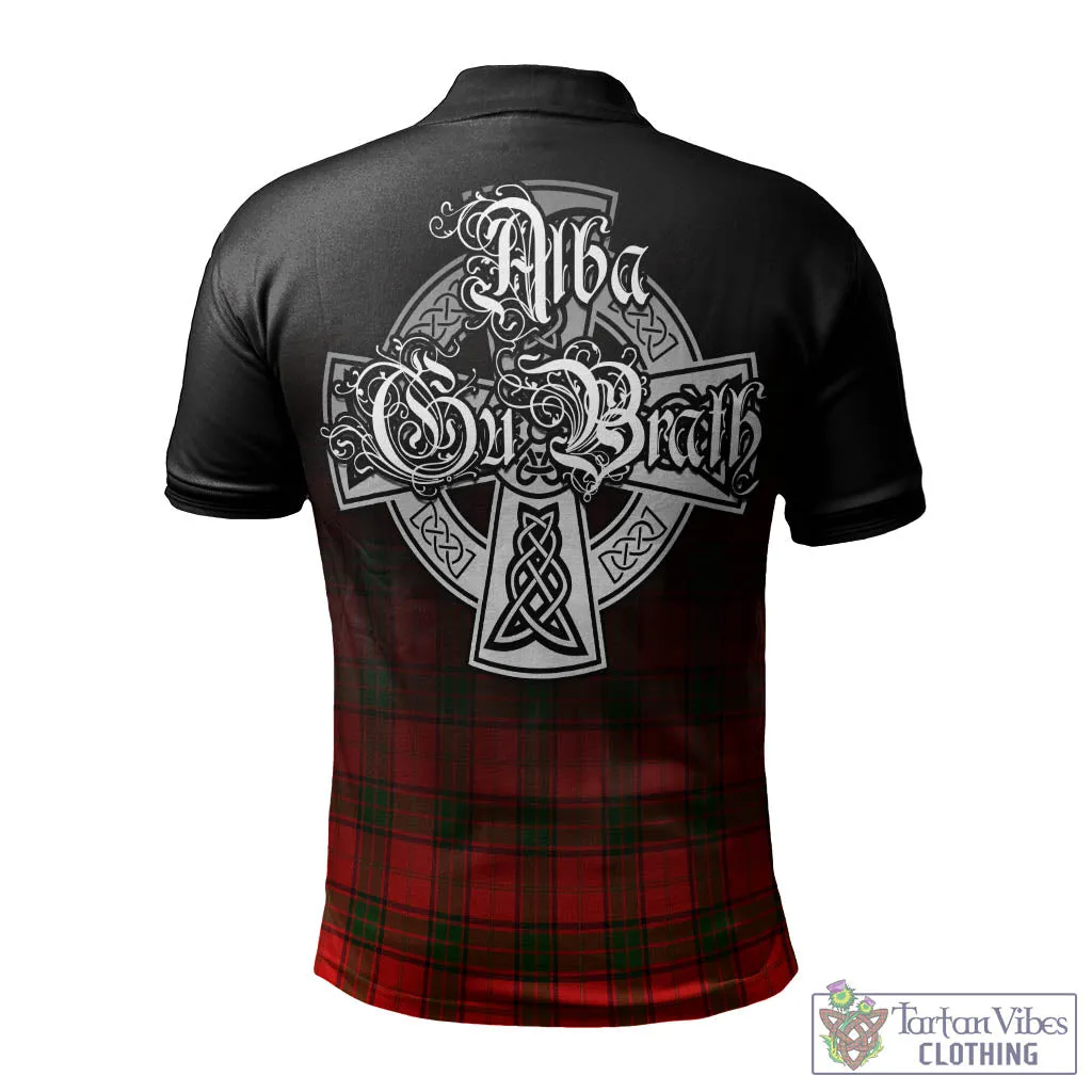 Adair Tartan Polo Shirt Featuring Alba Gu Brath Family Crest Celtic Inspired