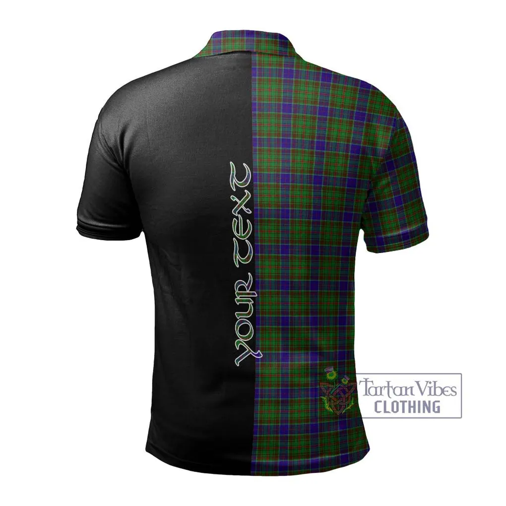 Adam Tartan Polo Shirt with Family Crest and Half Of Me Style