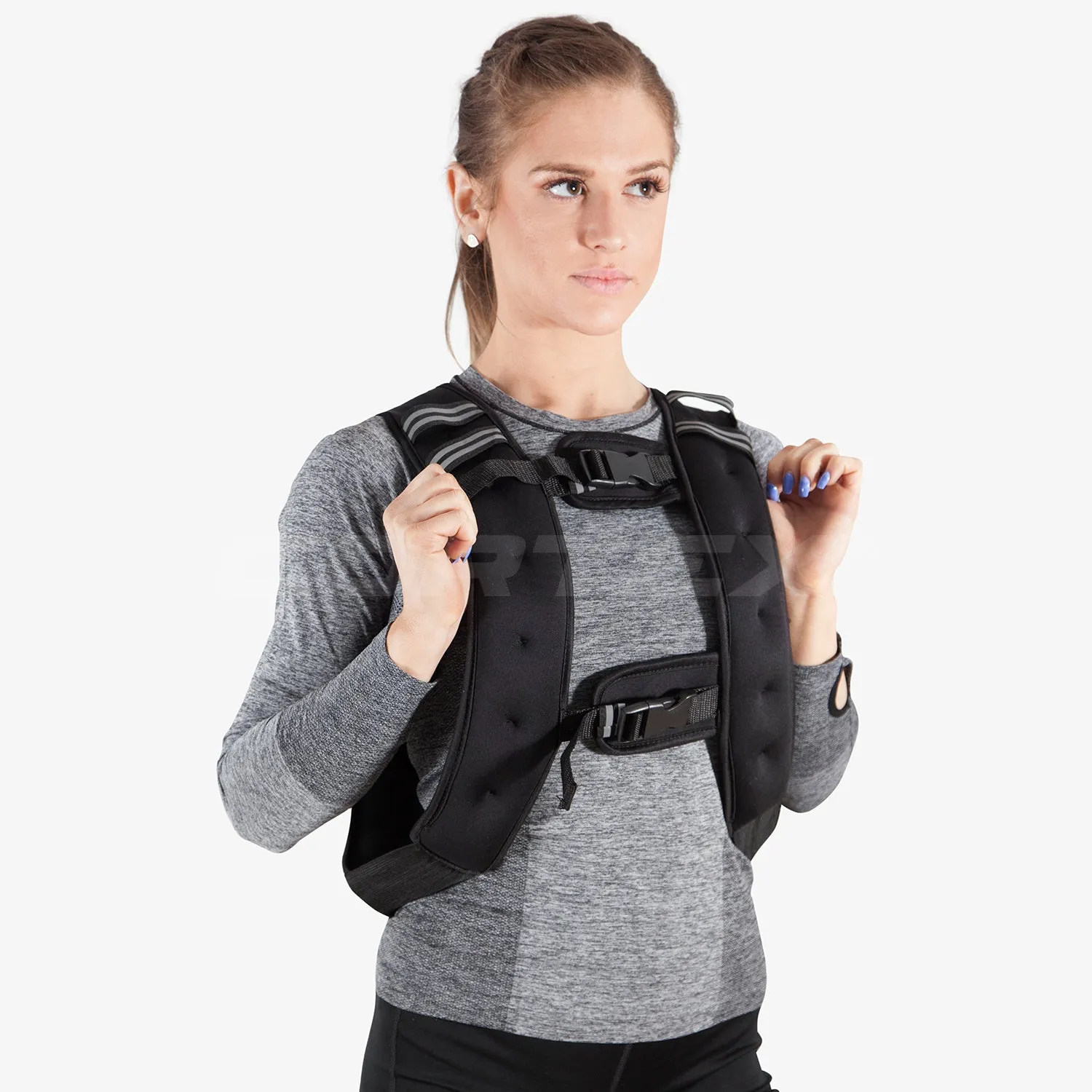 Adjustable 10kg Weight Vest, Resistance Training - Lifespan