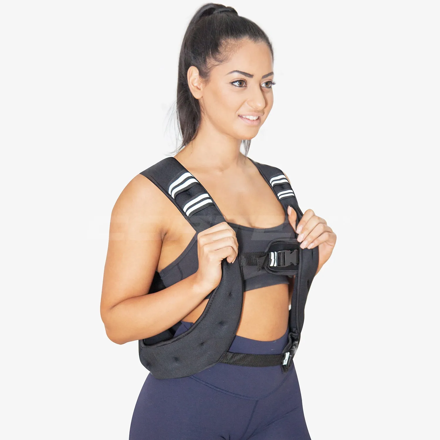 Adjustable 10kg Weight Vest, Resistance Training - Lifespan