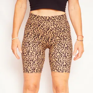 ADULT Leopard Print Speedy Biker I Jungle