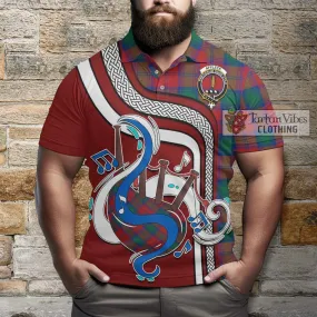 Affleck Tartan Polo Shirt with Epic Bagpipe Style