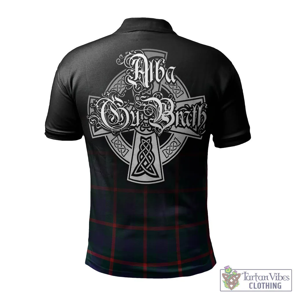 Agnew Tartan Polo Shirt Featuring Alba Gu Brath Family Crest Celtic Inspired