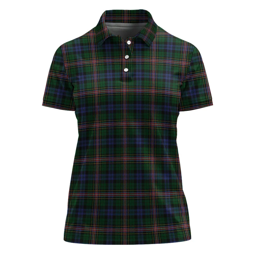 Allison Tartan Polo Shirt For Women