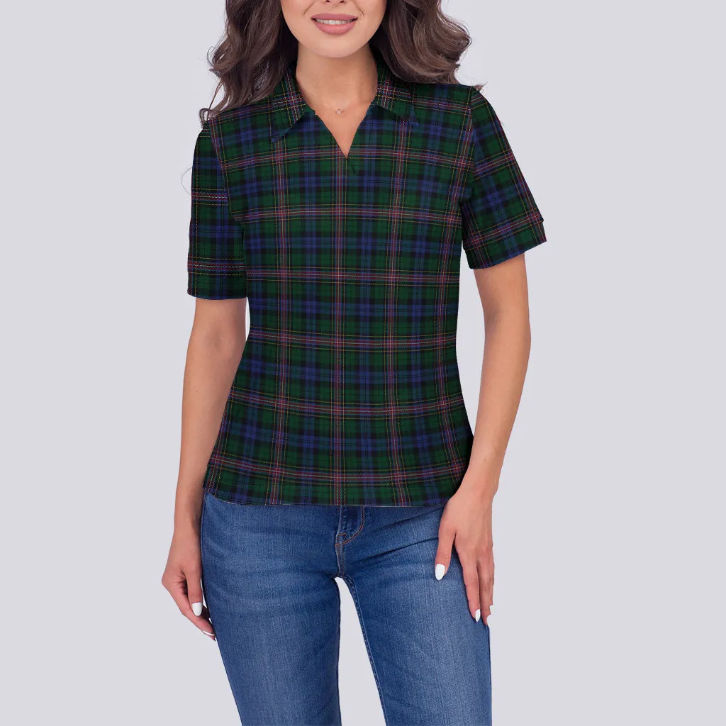 Allison Tartan Polo Shirt For Women