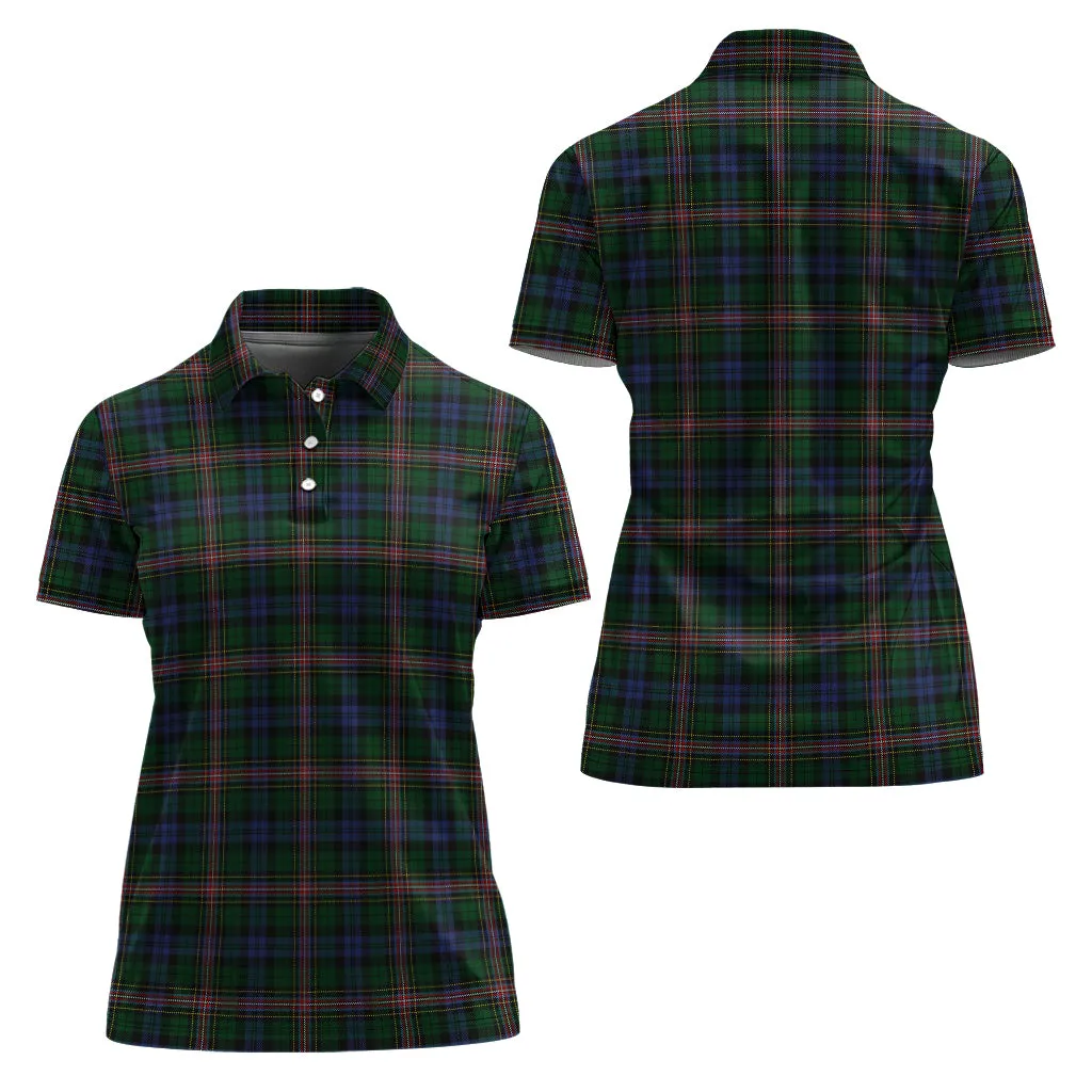 Allison Tartan Polo Shirt For Women