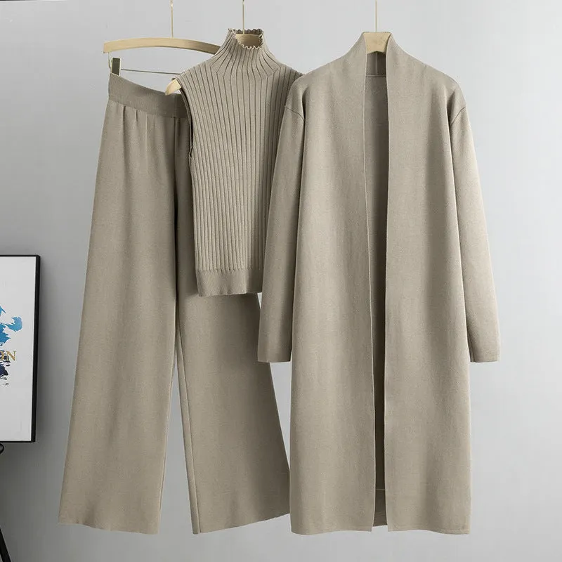 Allyn™ | Elegant and Cozy Three-Piece Set for Fall-Winter