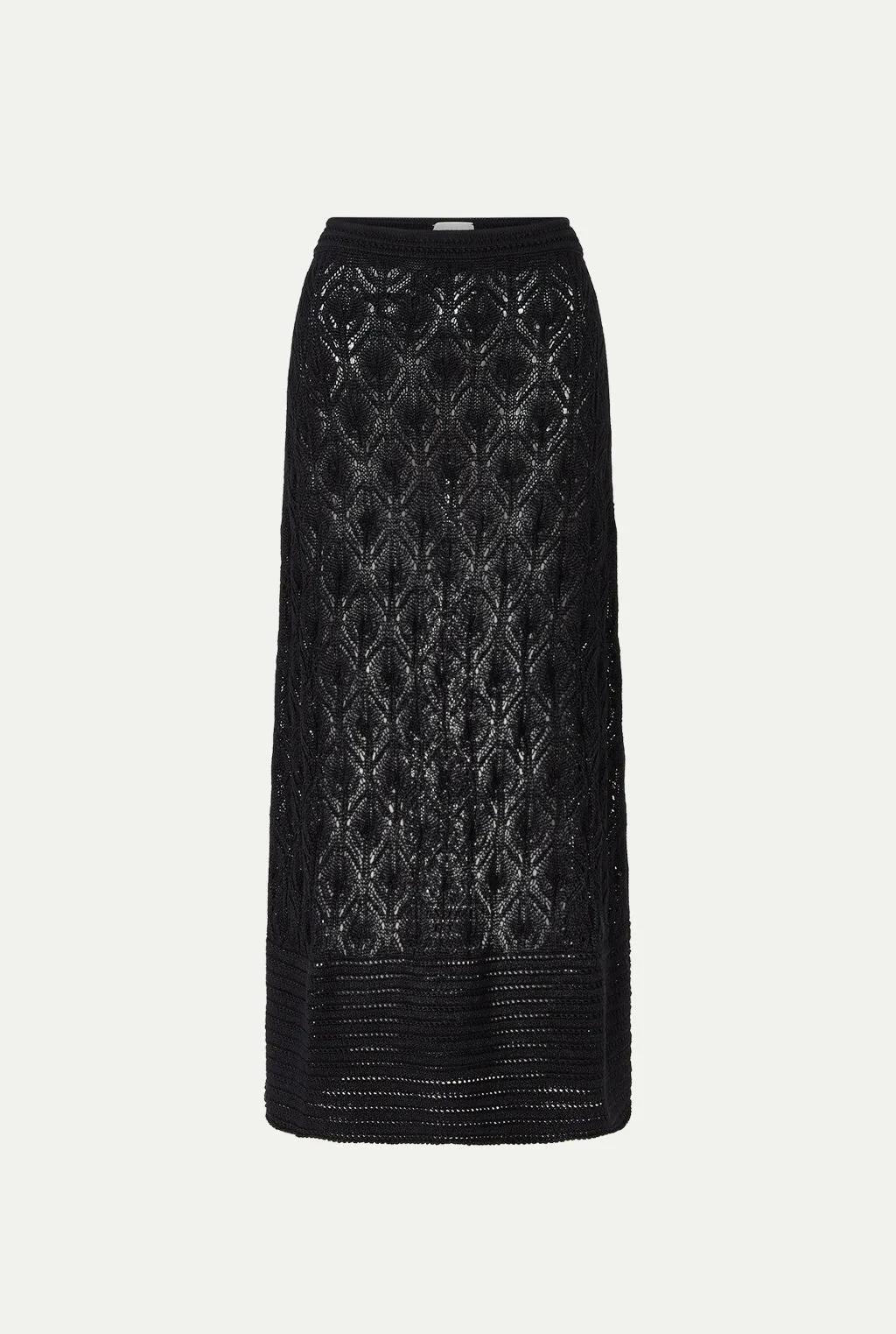 AMONT linen crochet skirt