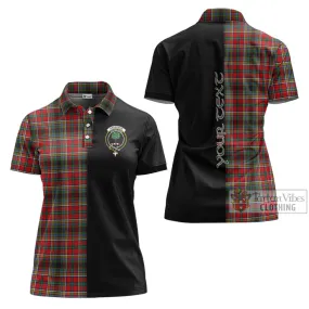 Anderson of Arbrake Tartan Women's Polo Shirt with Family Crest and Half Of Me Style