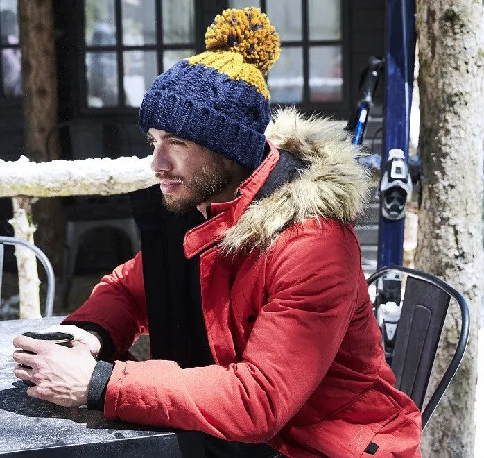 Apres Beanie | AZURE BLUE/OXFORD NAVY