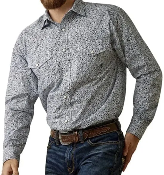 Ariat Men’s Classic Fit Long Sleeve Snap Shirt