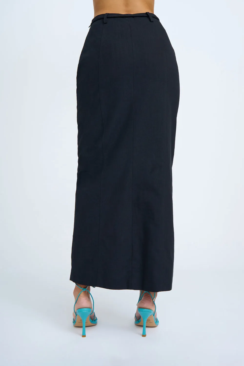 Asami Pocket Pencil Skirt | Final Sale - Black