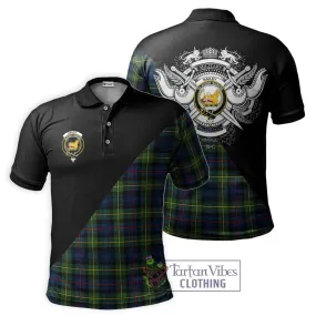 Bailey Modern Tartan Polo Shirt with Family Crest and Military Logo Style