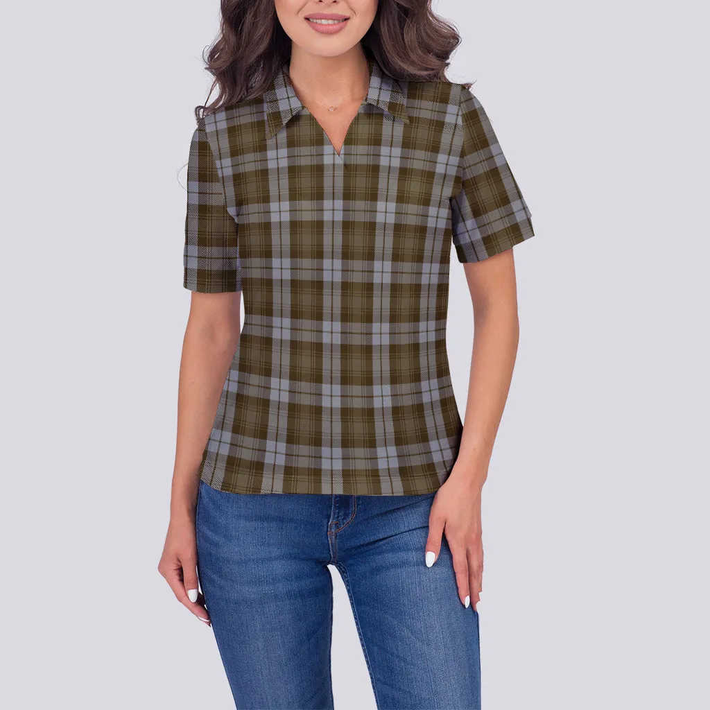 Baillie Dress Tartan Polo Shirt For Women