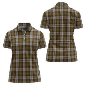 Baillie Dress Tartan Polo Shirt For Women