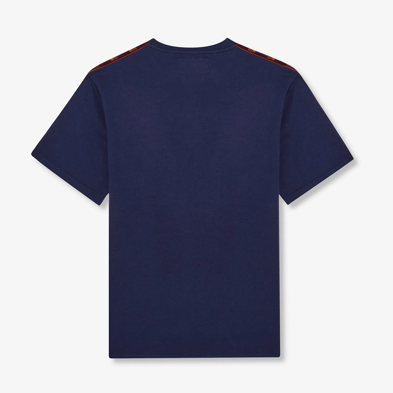 Bardon Repeat Tape T-Shirt - Navy