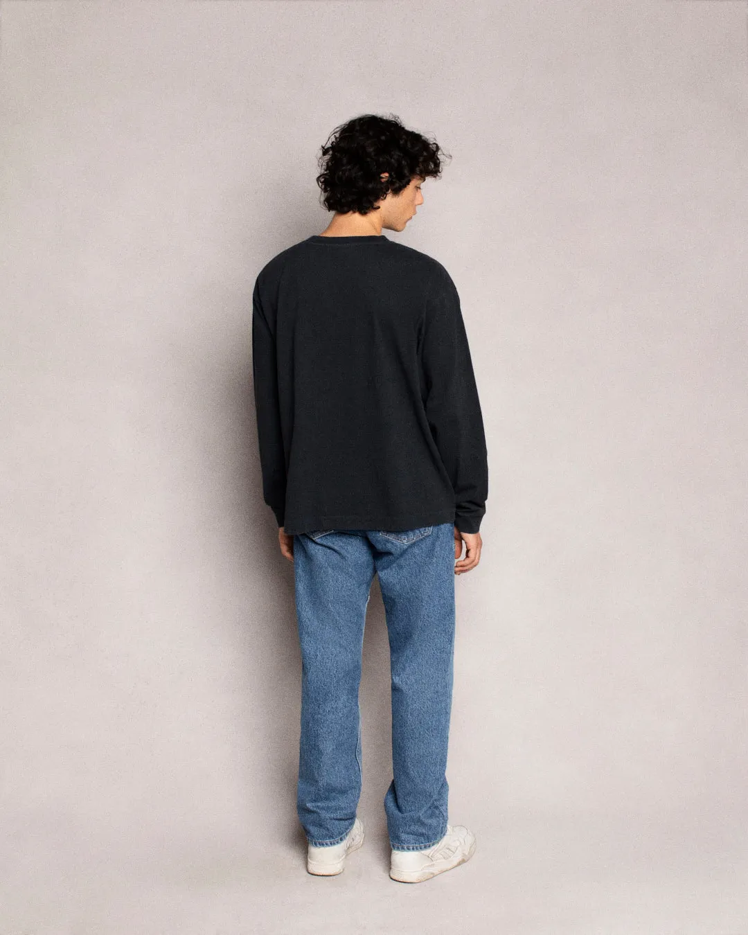 Basic L/S T-Shirt (Vintage Black)