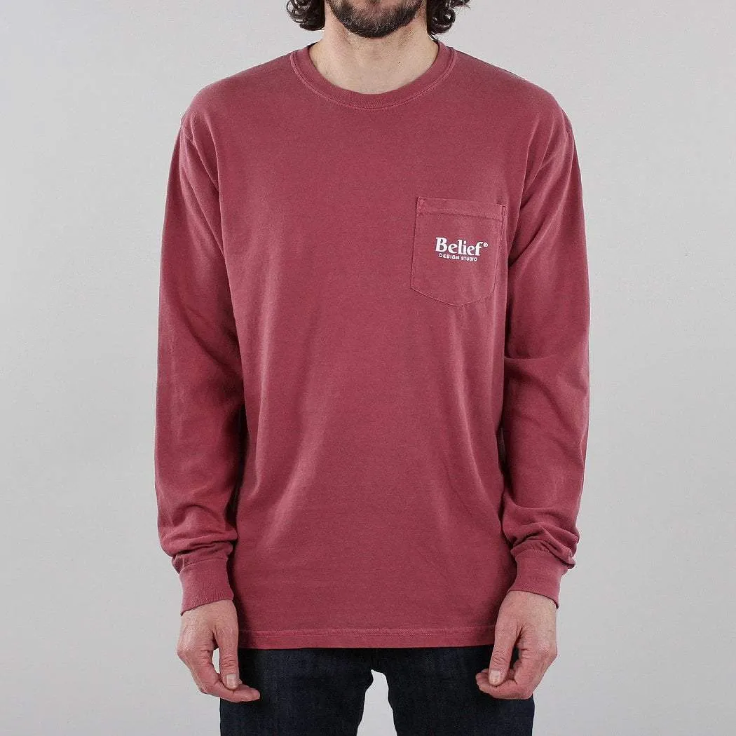 Belief Studio Long Sleeve Pocket T-shirt