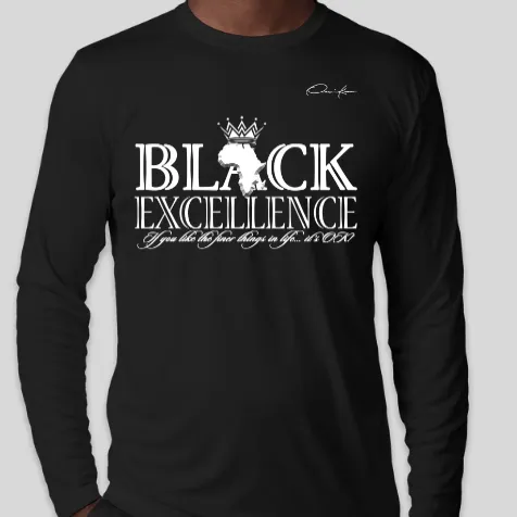 Black Excellence Long Sleeve T-Shirt