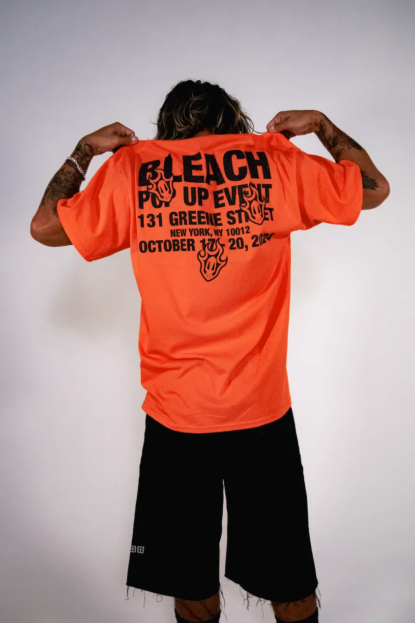 BLEACH Pop-Up Greene St Tee - Safety Orange