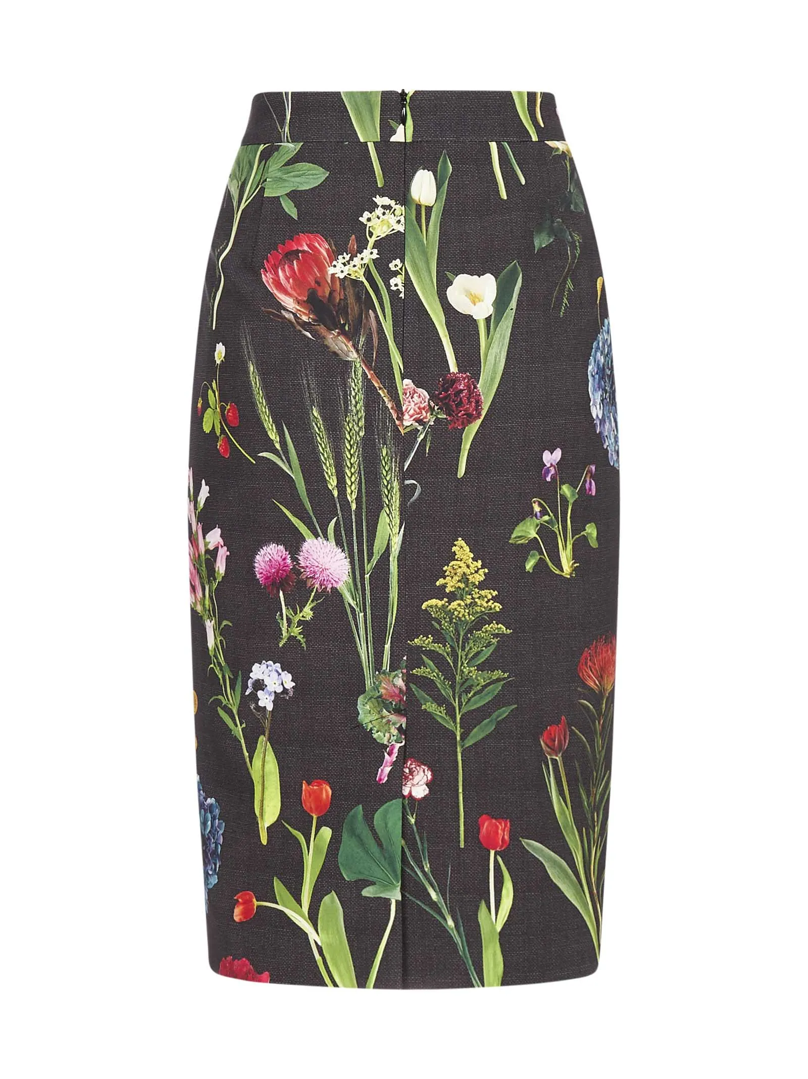 Boutique Moschino Floral Printed Pencil Skirt