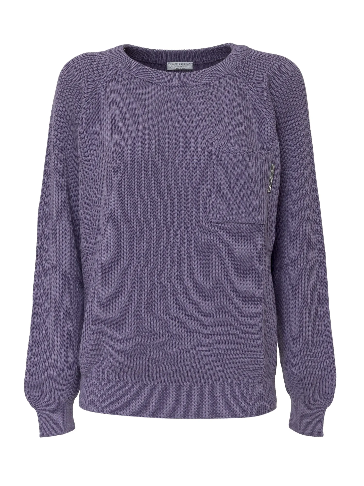 Brunello Cucinelli Front Pocket Crewneck Jumper