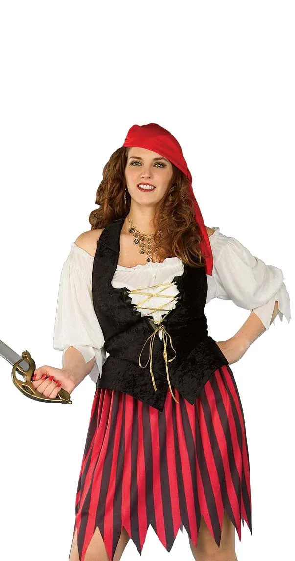 Buccaneer's Bride Plus Size Pirate Costume