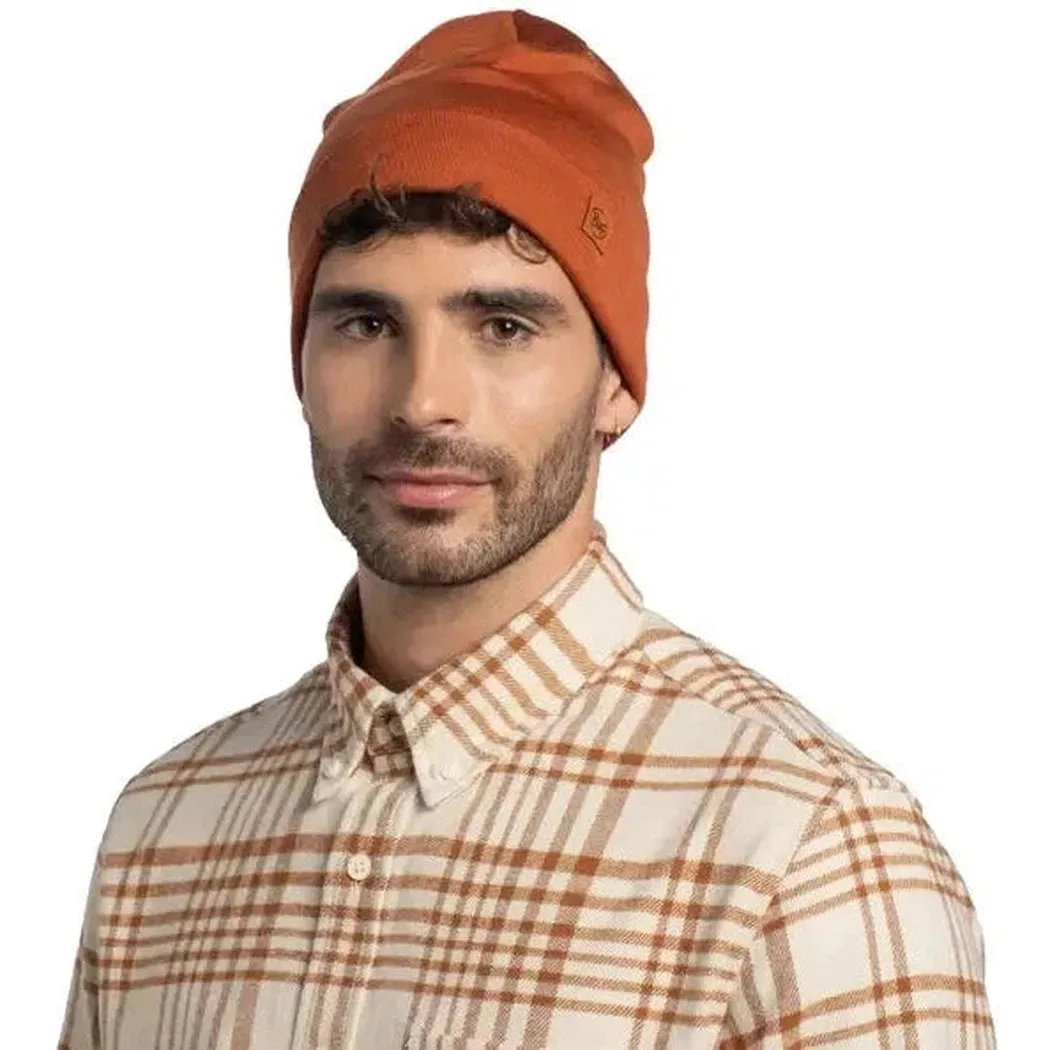 Buff Merino Heavyweight Beanie Solid