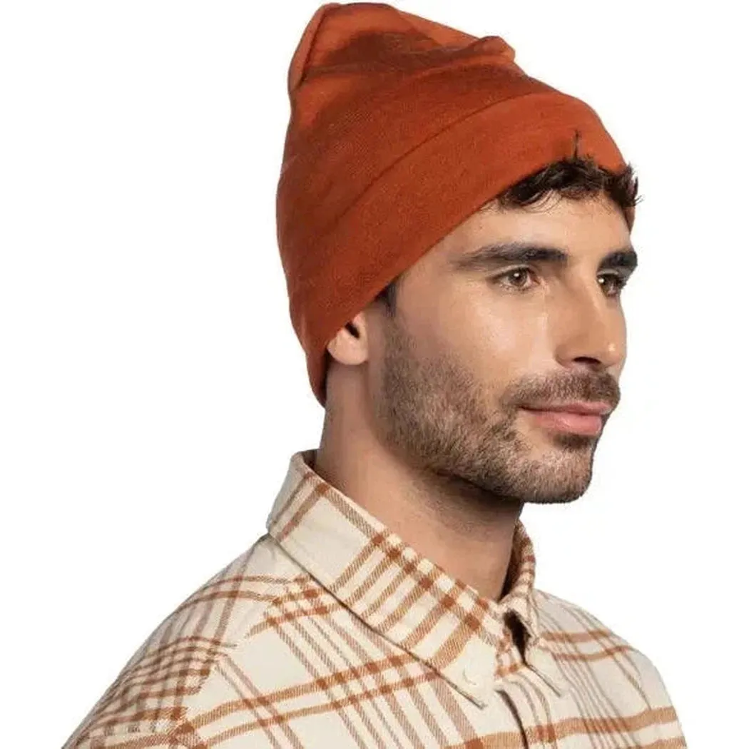 Buff Merino Heavyweight Beanie Solid