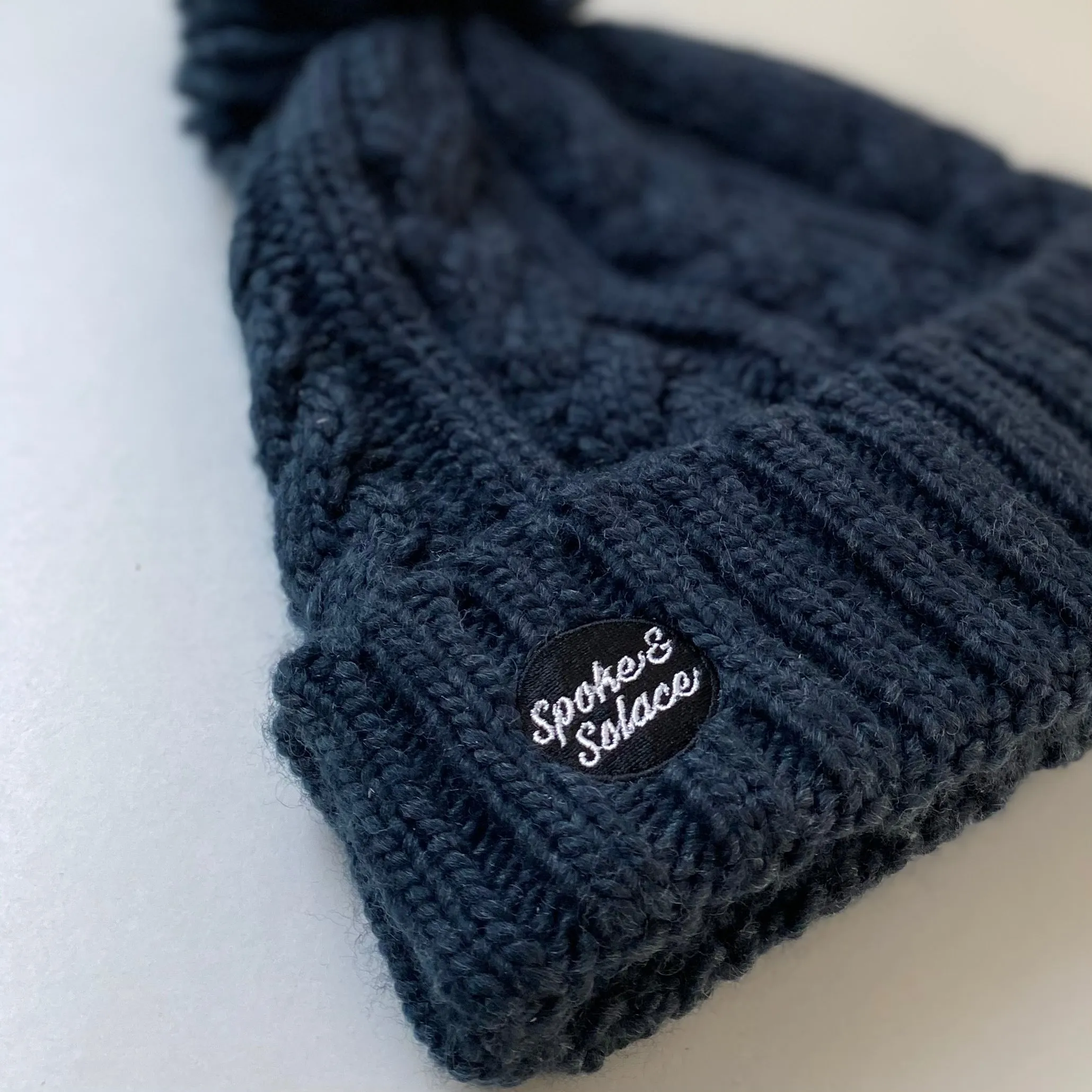 Cable Knit Melange Beanie - Spoke and Solace Circle