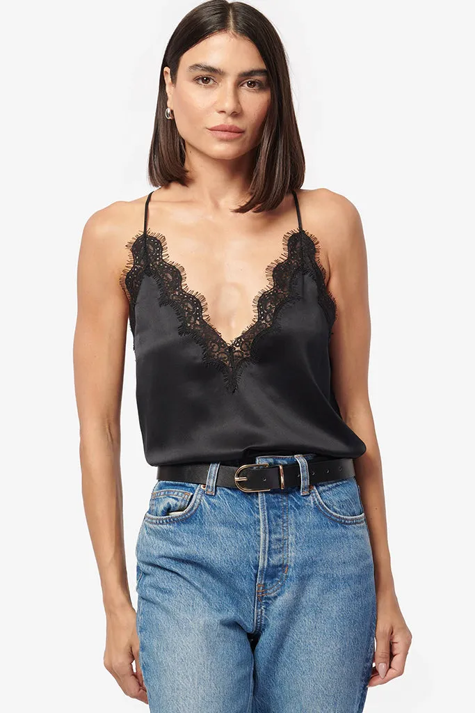 Cami NYC - Everly Charmeuse Cami - Black