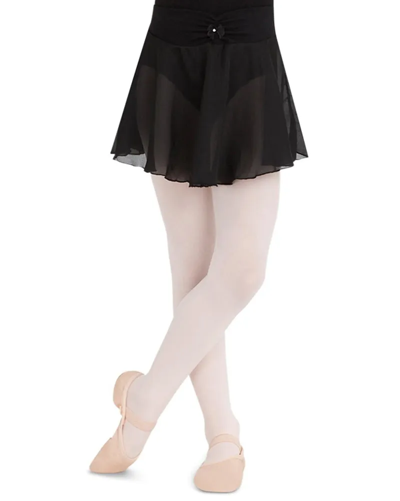 Capezio Rhinestone Bow Pull-On Ballet Skirt - N9635C Girls