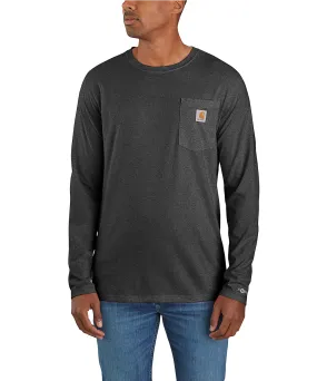 Carhartt Men's Force Long Sleeve Pocket T-shirt - Carbon Heather